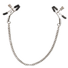 Lux Fetish Adjustable Nipple Clips with Chain