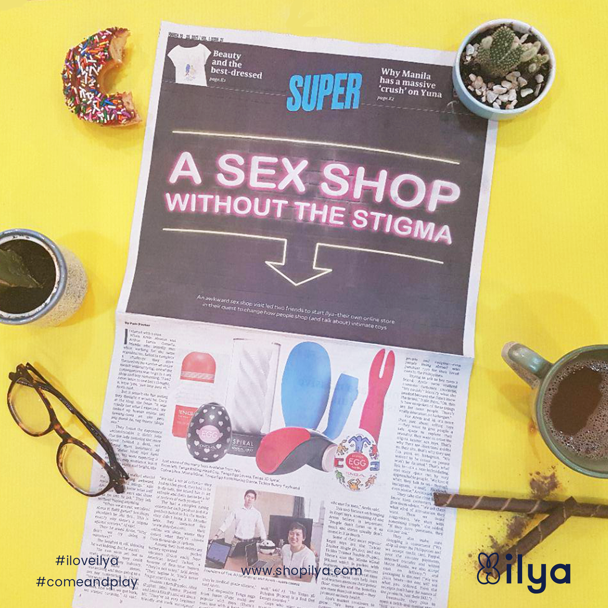 Philippine Daily Inquirer on ilya: A sex shop without the stigma!