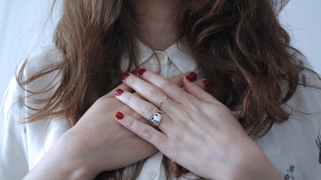 Young lady with ring