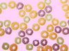 Fruity loops in pink background