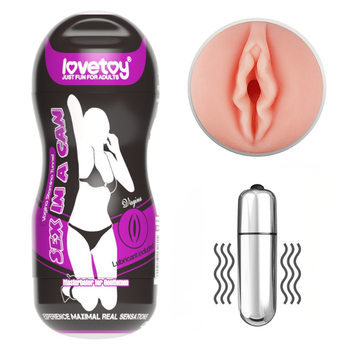 LoveToy Sex In A Can Vibrating Vagina Stamina