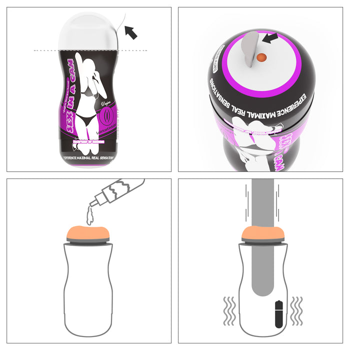 LoveToy Sex In A Can Vibrating Vagina Stamina