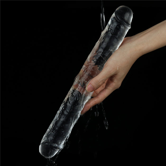 LoveToy Flawless Clear Double Dildo