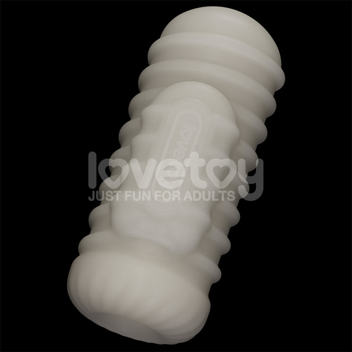 LoveToy Knights Ring Vibrating Sleeve - Wavy