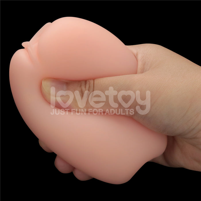 LoveToy Slider Double-Ended Masturbator (Vagina and Anus)