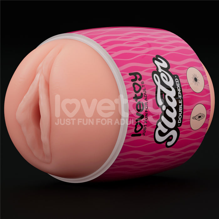 LoveToy Slider Double-Ended Masturbator (Vagina and Anus)