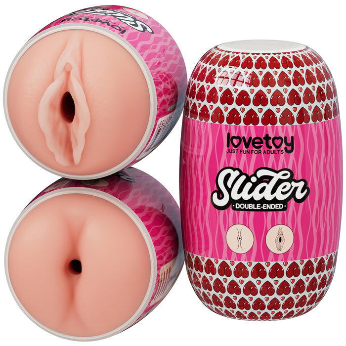 LoveToy Slider Double-Ended Masturbator (Vagina and Ass)