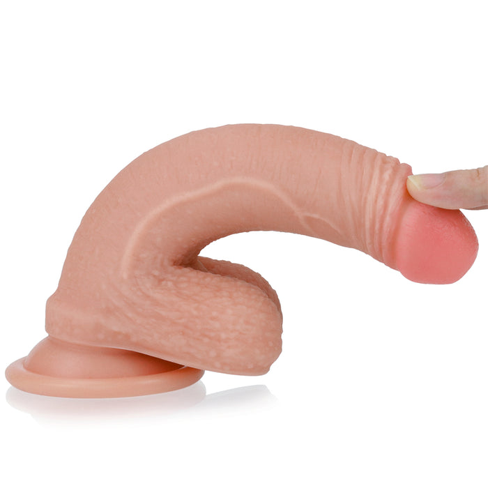 LoveToy 7" Nature Cock Dual-Layered Silicone