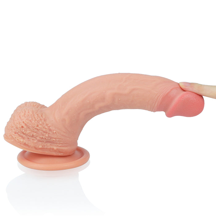 LoveToy 8.5" Nature Cock Dual-Layered Silicone