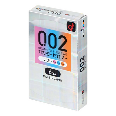Okamoto Unified Thinness 0.02 3-colors (Japan Edition) 6 Pack