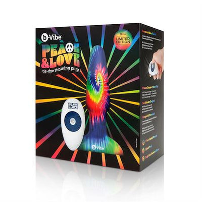 b-Vibe Peace & Love Tie-dye Rimming Plug Sex Toys Philippines