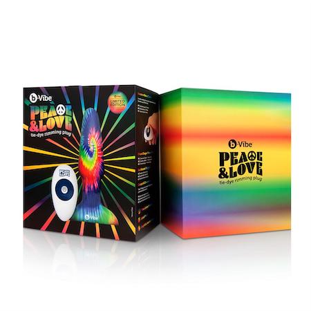 b-Vibe Peace & Love Tie-dye Rimming Plug Sex Toys Philippines