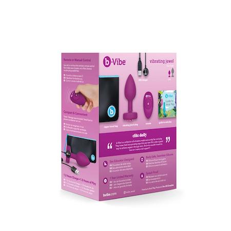 b-Vibe Vibrating Jewel Plug Sex Toys Philippines