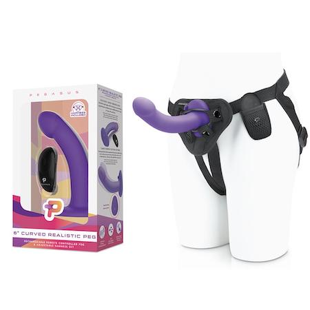 Pegasus 6" Curved Realistic Peg Sex Toys Philippines